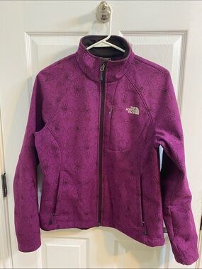 The North Face Women's Apex Bionic Purple Floral Jacket Size Medium Fall
